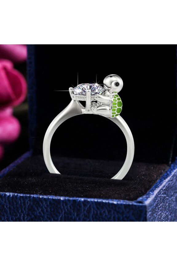 Tortoise Ring Silver Tortoise Ring Geometric Shape Open Adjustable Ring Lines Winding Ring Ring For Her