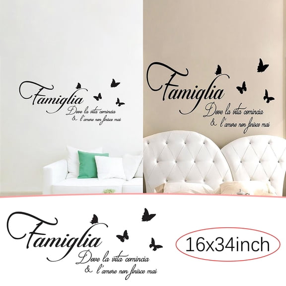 YYKihy Wall Stickers Bedroom English Living Room Stickers Decoration Proverbs Home Decor