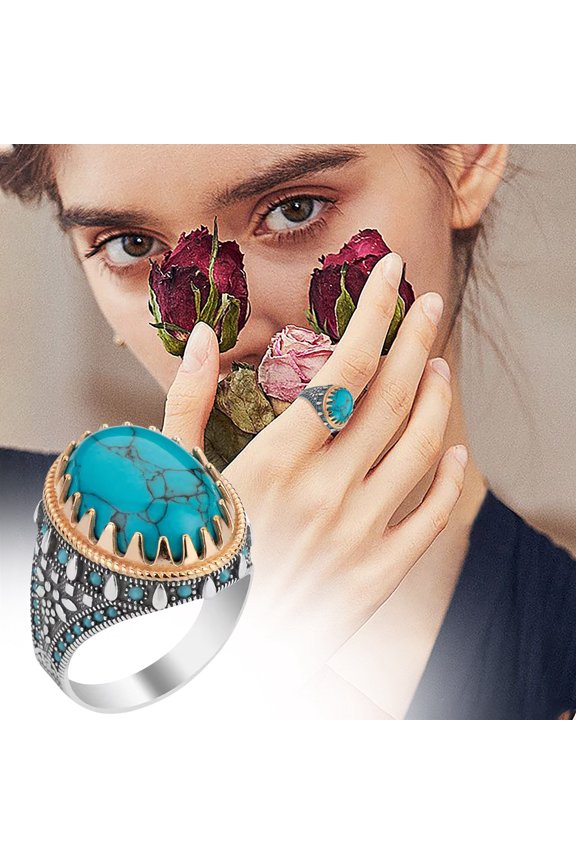 Water Drop Shaped Full Diamond Lover Ring Fashion Hollow Ring