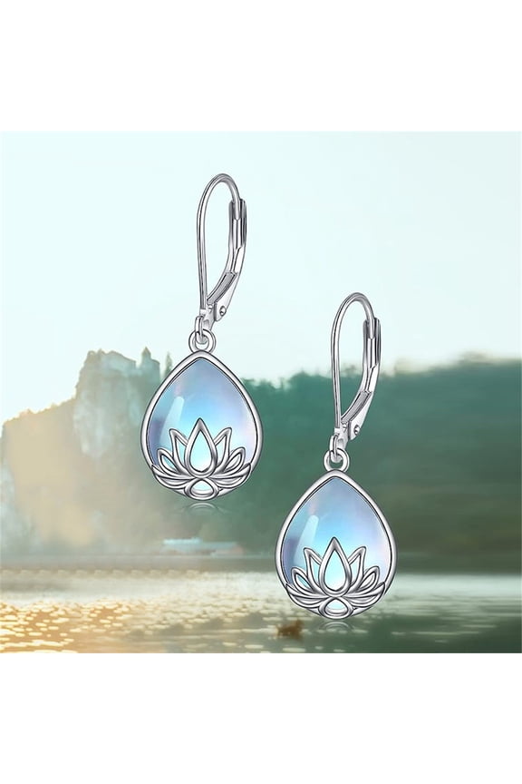 White Resin Ladies Nature Transparent Blue Jewelry Cloud Earring Earrings