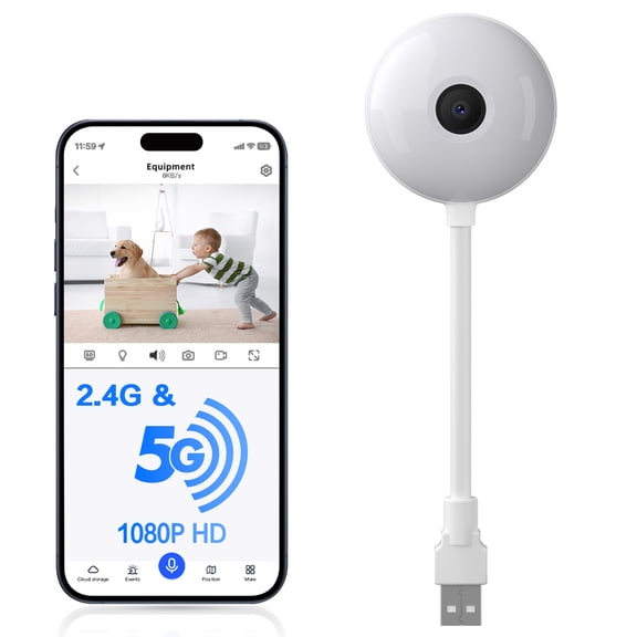 (YYL-Design)-- 2K Video Lollipop Shape WiFi Monitor Cam Window Cam 1080p Audio Wifi AI Smart Camera**-- /';[p.