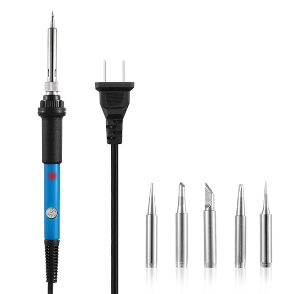 (YYL-Design)-- Soldering Iron 110V 60W Adjustable Temperature  PCB Electric Welding Iron With 5Pcs Different Tips**--（ ;'[';）