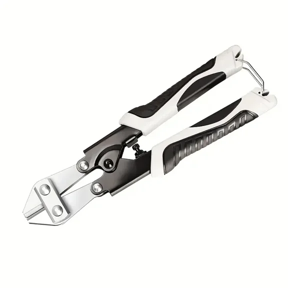 (YYL)--Heavy-duty 8-inch Multi-purpose Wire Cutters, Labor-saving Bolt Cutters With Olecranon Scissors, Chain Pliers, Steel Construction, Polished And Painted Surfaces For Fencing, Construction An ][