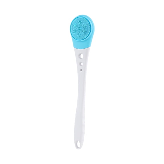 YYNKM Cleaning Supplies Body Scrubber Shower Brush with Long Handle, Electric Bath Brush Back Scrubber for Shower Exfoliating Body Scrubber, Soft Silicone Body Brushes Gifts on Clearance