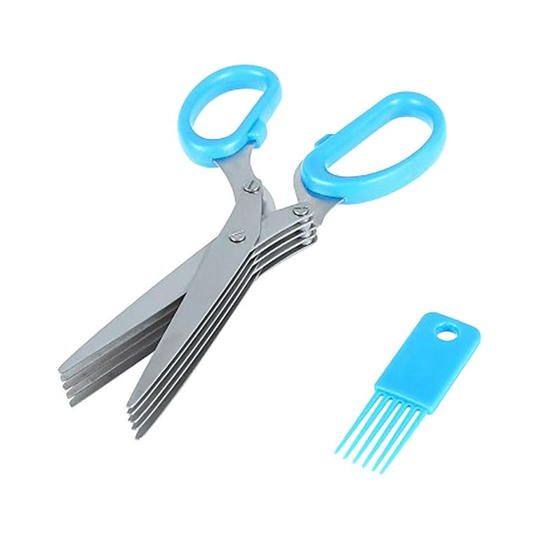 Kitchen Scissors Stainless Steel Vegetable Cutter Herb Tool Cut 5 Layers