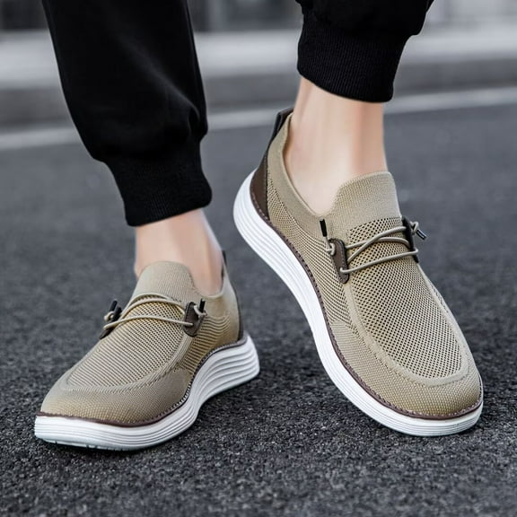 YYTLCH Men's Loafers Fashionable Easy To Put On And Take Off Comfortable And Soft Walking Shoes