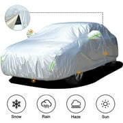 YYTON SUV Car Cover All Weather Waterproof UV Protection Windproof Outdoor Full car Cover, 195*75*73 inch, Universal