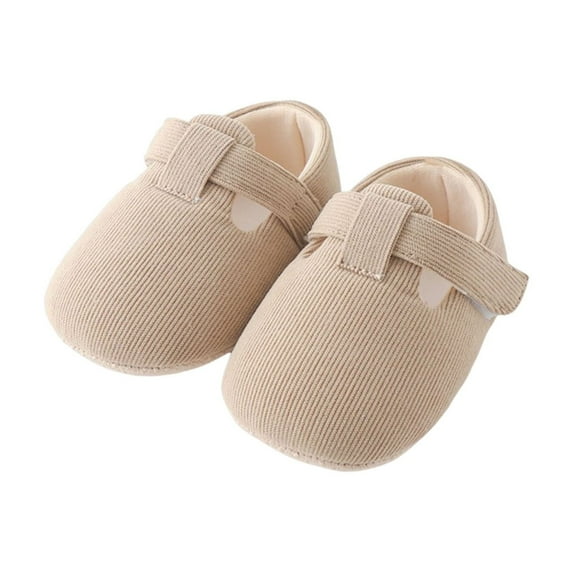 YYUIJK Baby Shoes Boys Girls Infant Sneakers Non-Slip Rubber Sole Toddler Crib First Walker Shoes Khaki 12-18 Months