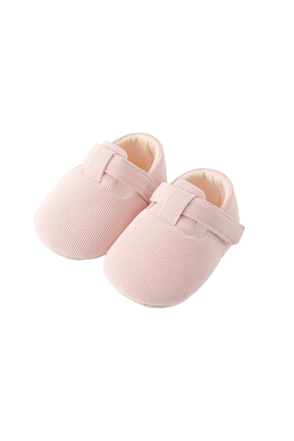 Baby Shoes Boys Girls Infant Sneakers Non-Slip Rubber Sole Toddler Crib First Walker Shoes Pink 6-12 Months