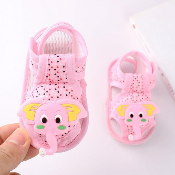 YYUIJK Baby Shoes Infant Boy Girl First Walker Shoes Toddler Walking Shoes Lightweight Non-Slip Sneakers for 6 9 12 18 24 Months Pink 9-12 Months