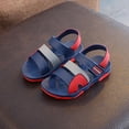 thumbnail image 1 of YYUIJK Boys Summer Outdoor Athletic Sport Sandals Hiking Beach Casual Closed Toe Adjustable Multicolor for Toddler/Little/Big Kids Red 12 Little Kid, 1 of 7