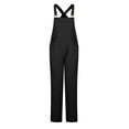 thumbnail image 1 of YYUIJK Denim Overalls for Women Loose Fit Classic Bib Casual Jean Stretchy Denim Overall Jumpsuit Tapered Leg Jean Pants Black XXL, 1 of 4