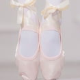 thumbnail image 1 of YYUIJK Girl's Canvas Ballet Dance Toe Shoes Professional Satin Pointe Shoes Beige 9.5 Years, 1 of 5