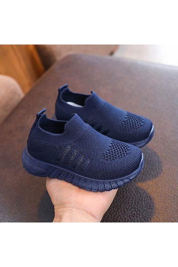 Kids Sock Shoes Boys Girls Trainers Tennis Walking Shoes Sneakers for Toddler/Little Kid/Big Kid Blue 9-12 Months