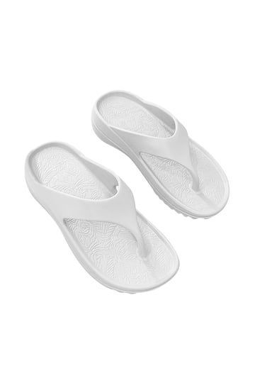 Mens Slides in Mens Sandals | White - Walmart.com display picture 2