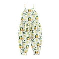thumbnail image 1 of YYUIJK Toddler Girls Romper Jumpsuit Baby kids Strap Playsuit Summer Outfits Clothes Yellow 5 Years, 1 of 7