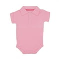 thumbnail image 1 of YYUIJK Unisex Baby Boy Girl Clothes Infant Summer Oversized Bubble Romper Toddler Baby Plain Short Sleeve Jumpsuit Pink 18-24 Months, 1 of 3