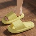thumbnail image 1 of YYUIJK Women Shower Slippers Bathroom Slippers Sandals House Slippers Non Slip Shoes Dorm Shoes Yellow 6.5-7, 1 of 4