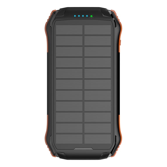 YYUZH 10000mAh Solar Power Bank with Wireless Charging and PD Fast Charge, Portable External Battery for Phones Tablets, Outdoor Camping Power Source