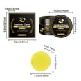 thumbnail image 1 of YYUZH 100g Leather Cleaner and Conditioner Kit for Car Seats and Furniture, 2-in-1 Formula Revives Shine and Protects Against Cracks, Complete Set with Applicator for Restoring Faded Leather Surfaces, 1 of 9