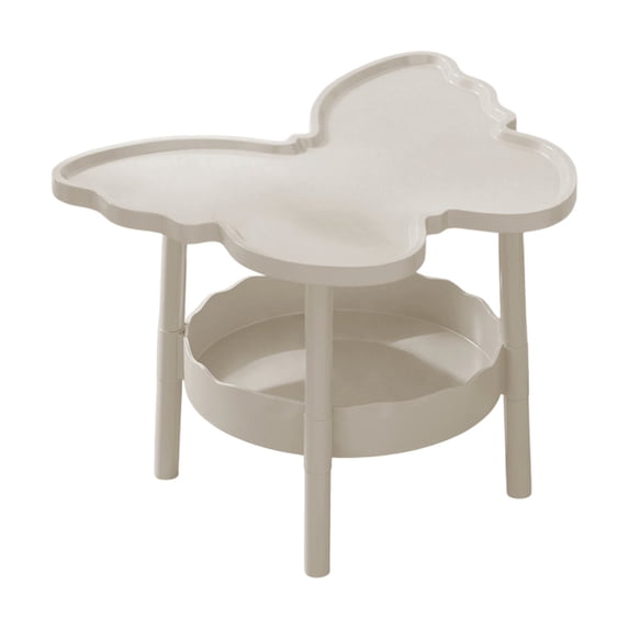 YYUZH 2 Tier Butterfly Shape Small Side Table,Small Side Tables Bedroom, Sofa C End Table,Bedside Table for Living Room Kitchen Garden Bedroom,SmallAccent Table
