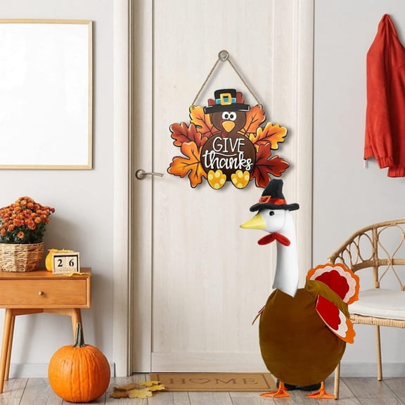YYUZH 23-Inch Porch Turkey Decoration, Festive Outdoor Holiday Ornament for Thanksgiving, Durable Cement Build, Eye-Catching Design for Porch and Garden, Ideal for Seasonal Celebrations