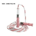 thumbnail image 1 of YYUZH Adjustable Jump Rope with Name Tag, Beginner Skipping Rope for Exercise, Lightweight Bamboo Segment Design for Fitness and Training, 1 of 6