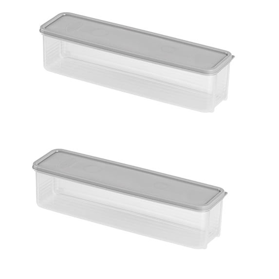 YYUZH Airtight Food Storage Containers for Noodles and Pasta, Kitchen Pantry Organizer, Sealed Box for Refrigerator and Cabinet, Clear Stackable Food Keepers
