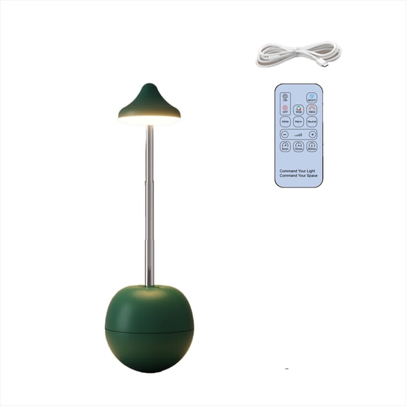 YYUZH Bedside Lamp with Remote Control, Creative Decorative Adjustable LED Night Light for Room Decor and Ambient Lighting