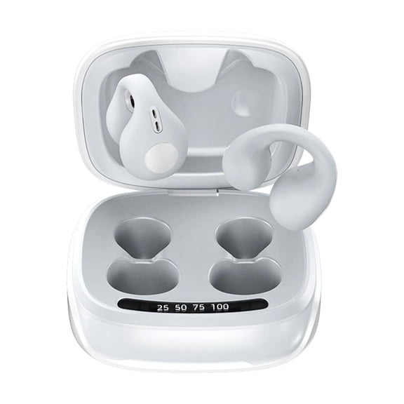 YYUZH Clip On Bluetooth Earpieces Non In-Ear Design with 36 Hours Battery Life, Fast Connectivity for Music and Calls, Comfortable Ear Hook Style