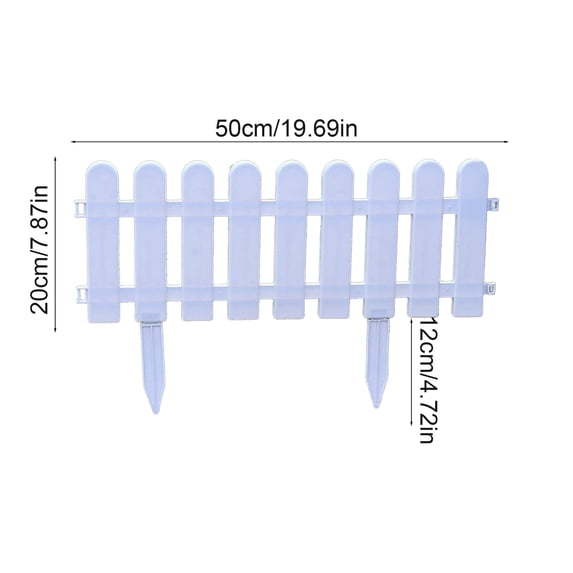 YYUZH Decorative Garden Fence, 10 Pack No Dig Fence Animal Barrier for Dog, Arched Flower Bed Edging, Border Panel Fencing for Yard Patio Outdoor Decor