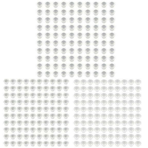 YYUZH Disposable Ink Cups 300 pcs Mixed Sizes Assortment #9 #13 #16 Small Medium Large for Tattoo Piercing Art Craft Dilution Cups