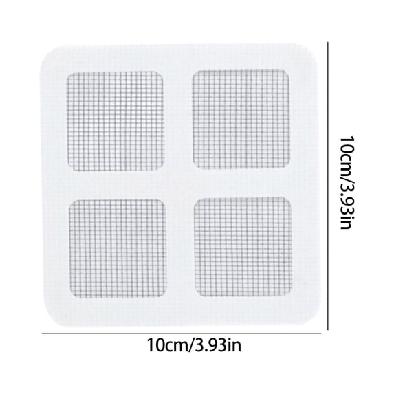 YYUZH Disposable Shower Drain Hair Catcher, 50-Pack Sticker Filters for Standard Drains, Easy Peel and Stick for Bathtub Sink and Bathroom, Helps Prevent Clogs