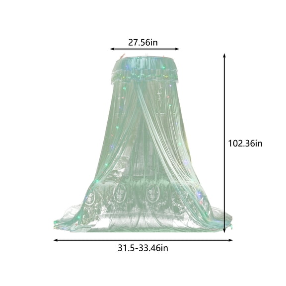 YYUZH Dome Ceiling Mosquito Net Bed Canopy with Round Hoop for Bedroom Decor Easy Installation Fine Mesh for Insect Protection and Style