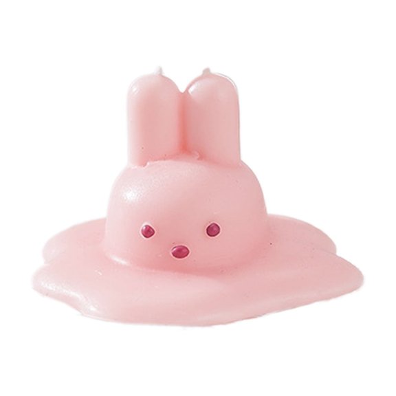 YYUZH Easter Bunny Shaped Scented Candle, Wax Home Decor for Spring Holiday Ambiance, Aromatic Indoor Decoration, Multicolor