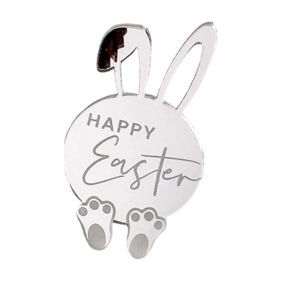 YYUZH Easter Cake Toppers Decorations, Acrylic Holiday Dessert Insert Card, Party Baking Accessories For Festive Display, 8.4x5x1.3cm