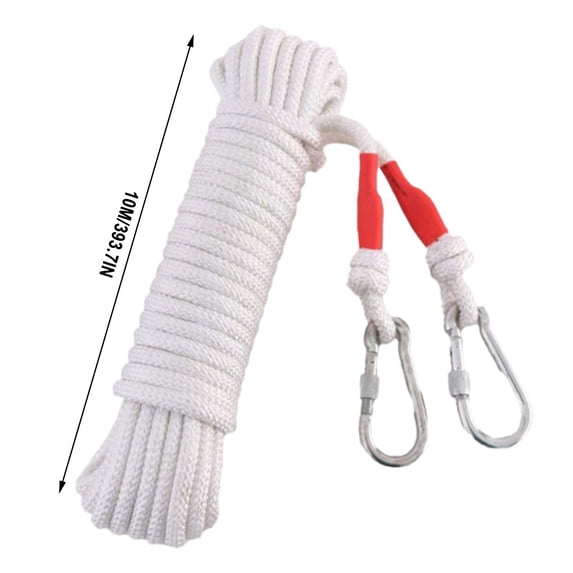 YYUZH Heavy Duty Nylon Rope with Steel Core for Camping, Tying, Outdoor Adventures and Multipurpose Utility Use