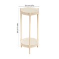 thumbnail image 1 of YYUZH Multi-Tier Side Table and Storage Rack with Rounded Edges for Living Room Bedroom Modern Concise Design and Easy Assembly, 1 of 6