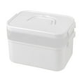thumbnail image 1 of YYUZH Nail Art Storage Box with Handle, Large Capacity 2-Layer Organizer for Nail Polish and Tools, Portable Desktop Case for Beauty Supplies, 1 of 6