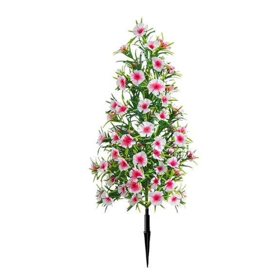 YYUZH Outdoor Dianthus Ground Plug Decor, Weather-Resistant Synthetic Blooms, No Watering Needed for Garden, Courtyard, Balcony