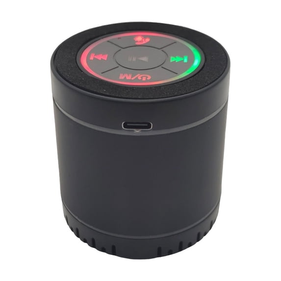 YYUZH Outdoor Portable Mini Bluetooth Speaker with RGB Colorful Lights Enhanced Bass for Hiking Picnics Parties