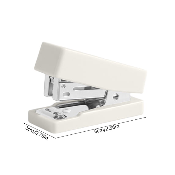 YYUZH Palm-Sized Mini Stapler Set with Matching Fasteners, Low Pressure Binding for Notes Documents Home Organization, Available in Blue Green Beige, 6x4x2cm Compact Office Desk Accessory