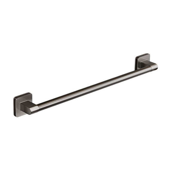 YYUZH Single Bar Towel Rack for Bathroom, Space Aluminum Adhesive Mount Towel Holder with Modern Design, Rust and Easy Installation Bath Accessory for Home Decor