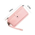 thumbnail image 1 of YYUZH Slim Bifold Wallet for Ladies with Multiple Card Slots and Coin Purse - Zipper Closure Compact Credit Card Holder Organizer and Cash Pocket, 1 of 6