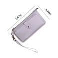thumbnail image 1 of YYUZH Slim Bifold Wallet for Ladies with Multiple Card Slots and Coin Purse - Zipper Closure Compact Credit Card Holder Organizer and Cash Pocket, 1 of 6