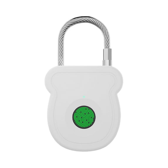 YYUZH Smart Fingerprint Padlock for Outdoor Luggage Doors Cabinets - Fingerprint Security Lock with Multiple User Support Easy Installation Stainless Steel Durable Padlock