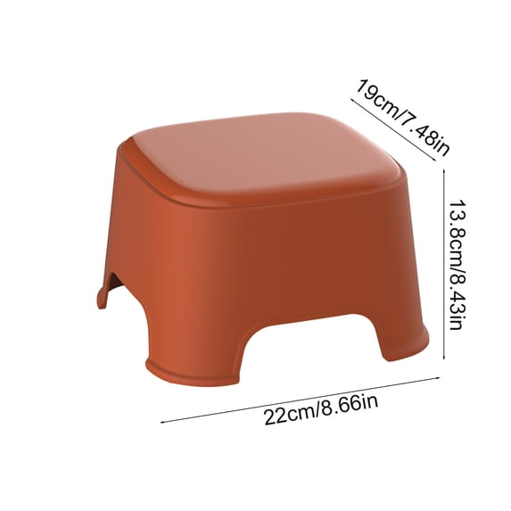 YYUZH Sturdy Stool, Compact Foldable Stackable Mini Seat, Non-Slip Legs for Indoor Outdoor Use, Multi-Purpose Step Stool in Assorted Colors, Easy to Clean