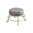 thumbnail image 1 of YYUZH Swivel Wheel Stool Low Movable Seat with 360-Degree Casters, Multifunctional Home Stool for Living Room Sitting Shoe Changing and DIY Work, Compact and Portable Design, 1 of 6