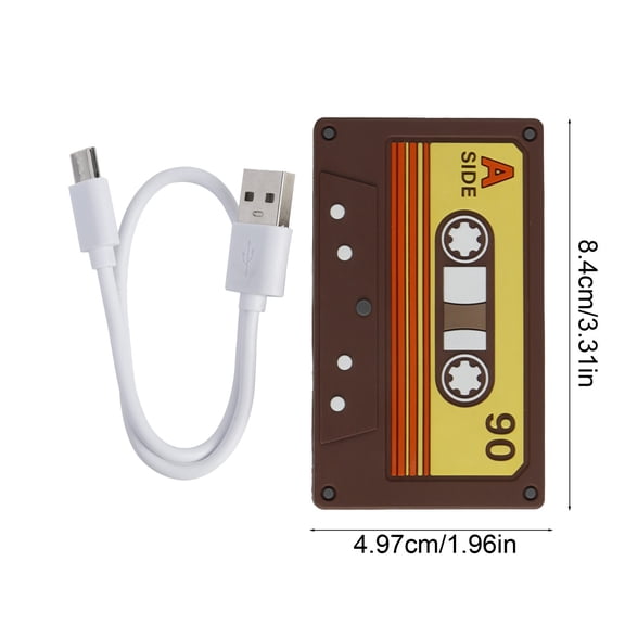 YYUZH Tape Shaped Multi-Port USB Hub, Multifunctional Splitter with Charging Data Transfer, Portable Adapter for Laptop Computer Office Entertainment Travel Use