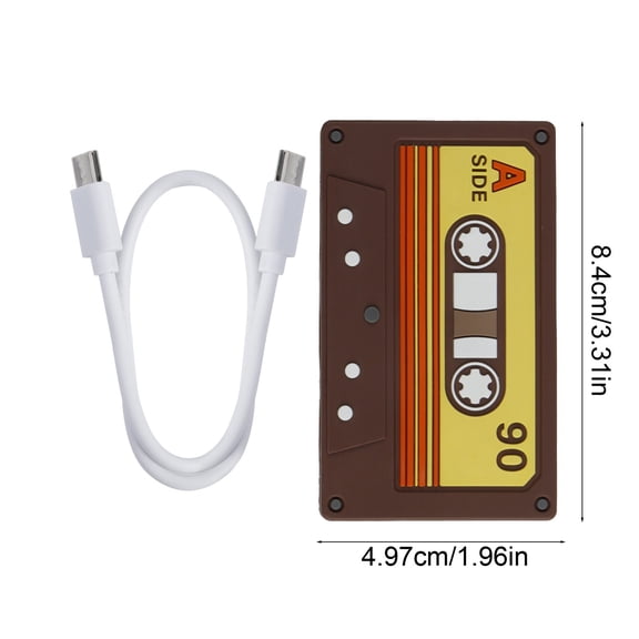 YYUZH Tape Shaped Multi-Port USB Hub, Multifunctional Splitter with Charging Data Transfer, Portable Adapter for Laptop Computer Office Entertainment Travel Use